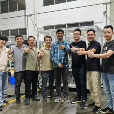 Tesla India Customer Acceptance #AutomaticSilverSpotWelding