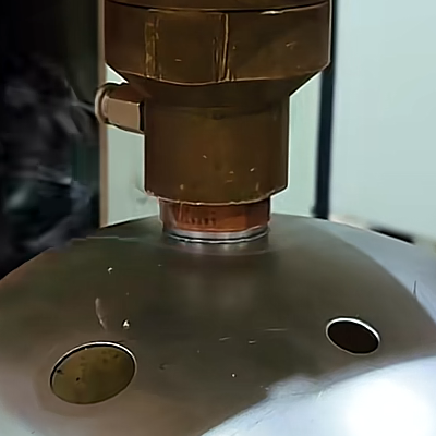 Welded stainless steel convex ring nuts